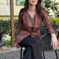 Checked Blazer With Waist Coat