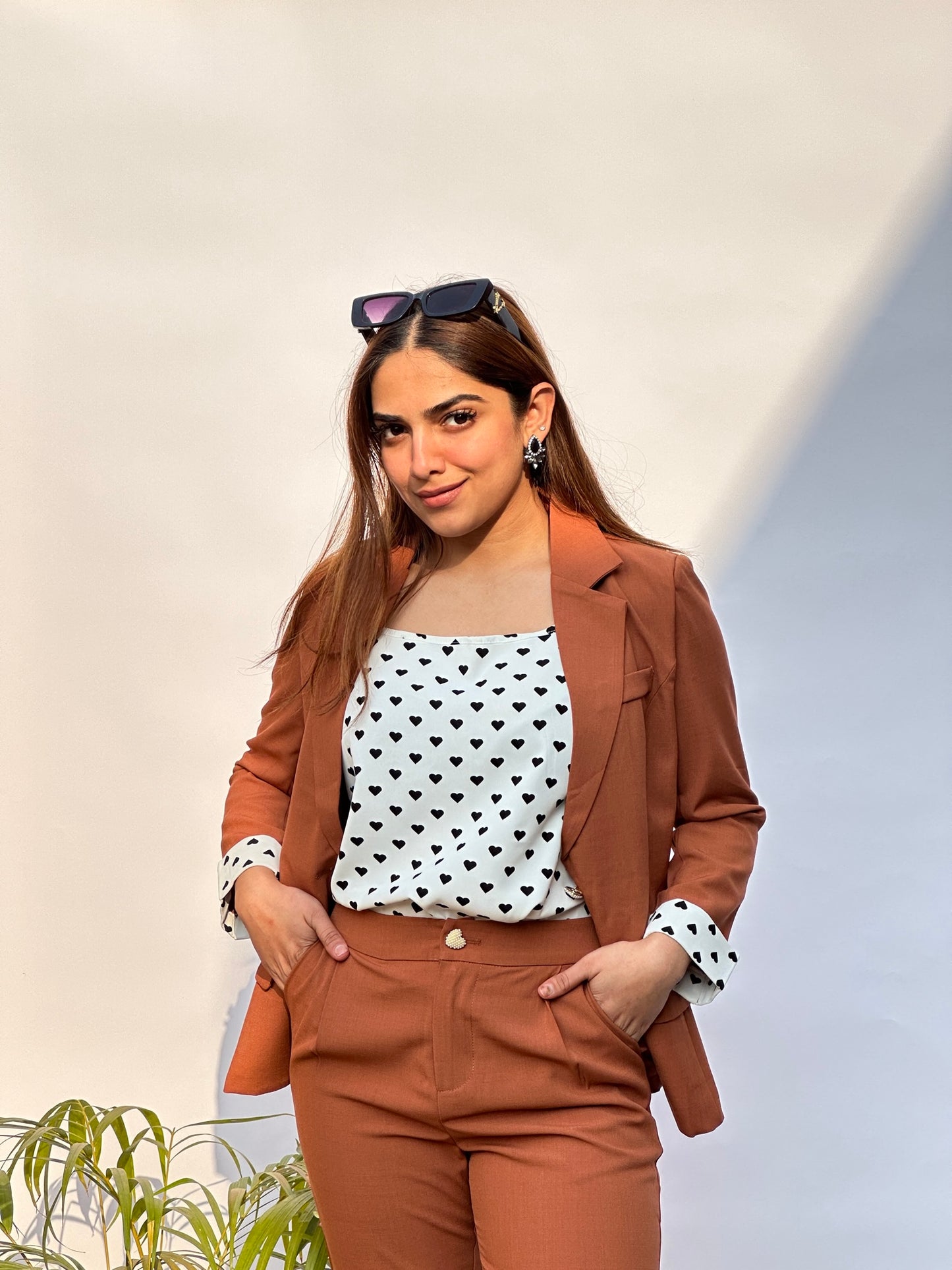 Rust Petite 3 Piece Corporate Set