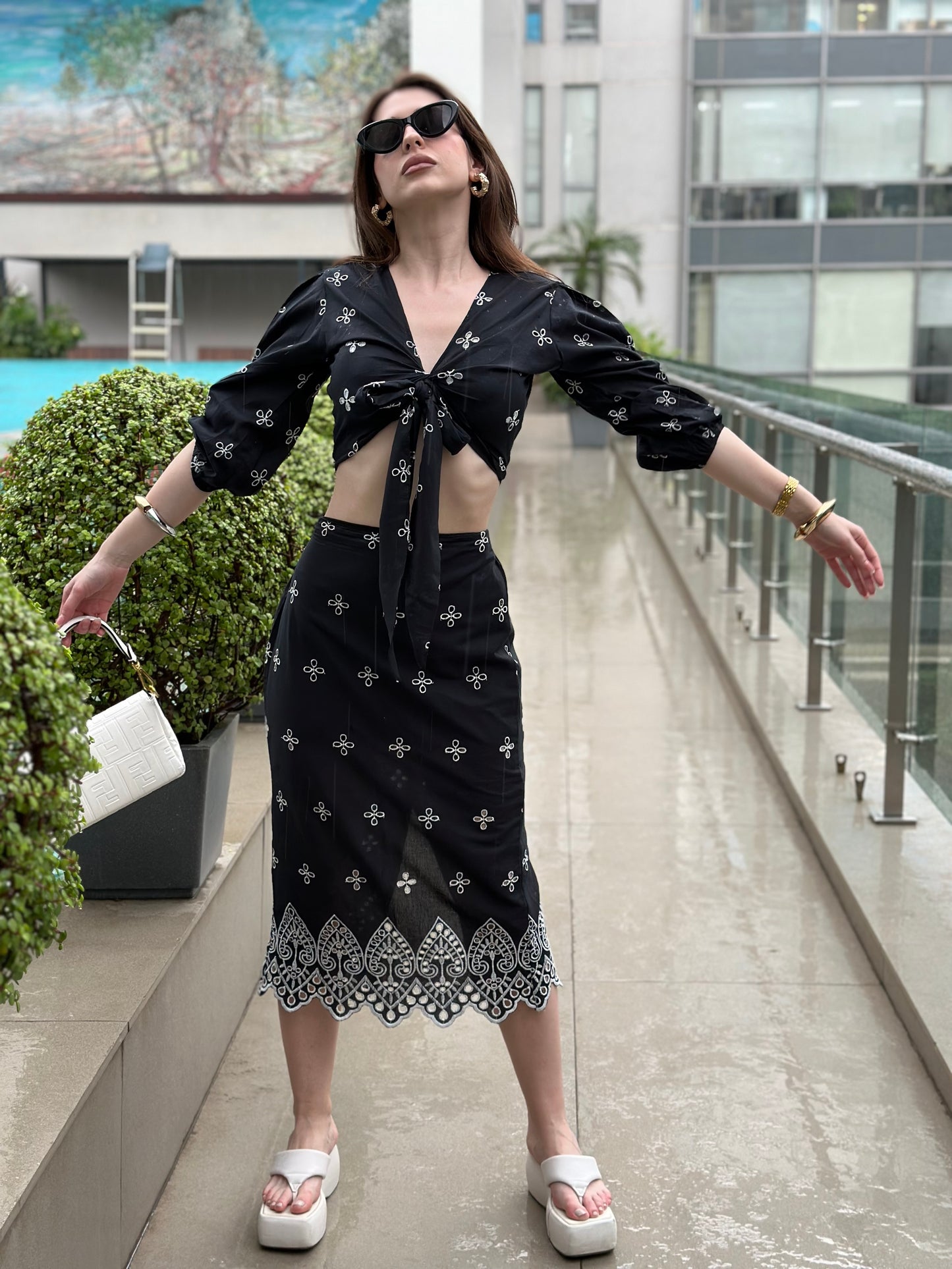 Bussin Eyelet Vacation Co-ordinates