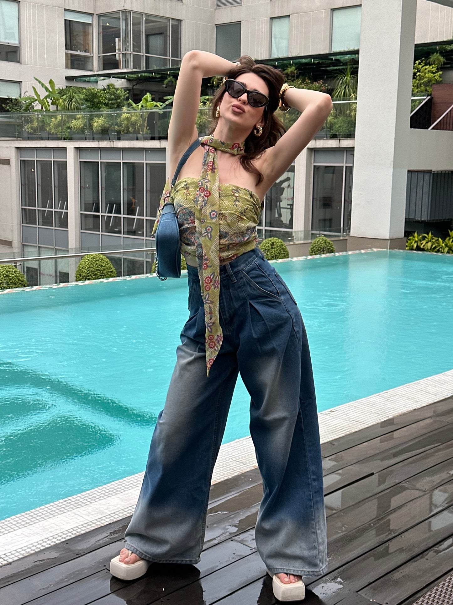 Combo: Victorian Top With Homie Denims