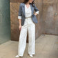 Charcoal 3/4th Blazer With Vest