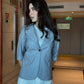 Light Grey 3/4th Sleeve Blazer