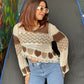 Crochet Asymmetrical Full Sleeves Top