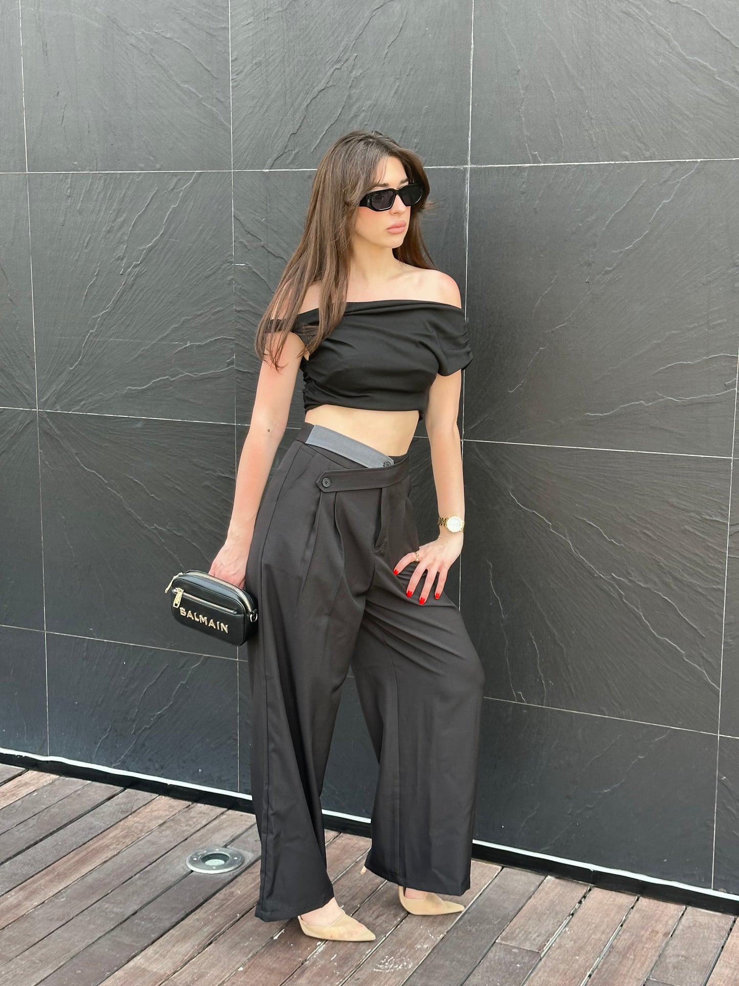 Criss-Cross Pants