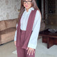 Dusty Maroon Trousers Set