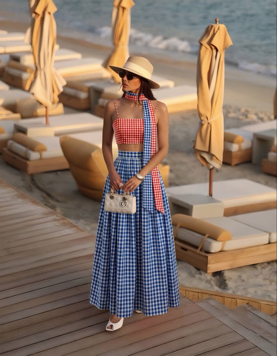 Color Confused Skirt Co-ordinates