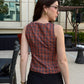 Checked Blazer With Waist Coat