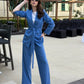 Aristocratic Blue Blazer Set