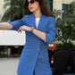 Aristocratic Blue Blazer Set