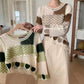 Crochet Asymmetrical Full Sleeves Top