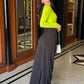 Neon Bodysuit With Black Taro Pants
