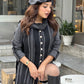 European Winter Coat With Muffler & Beret