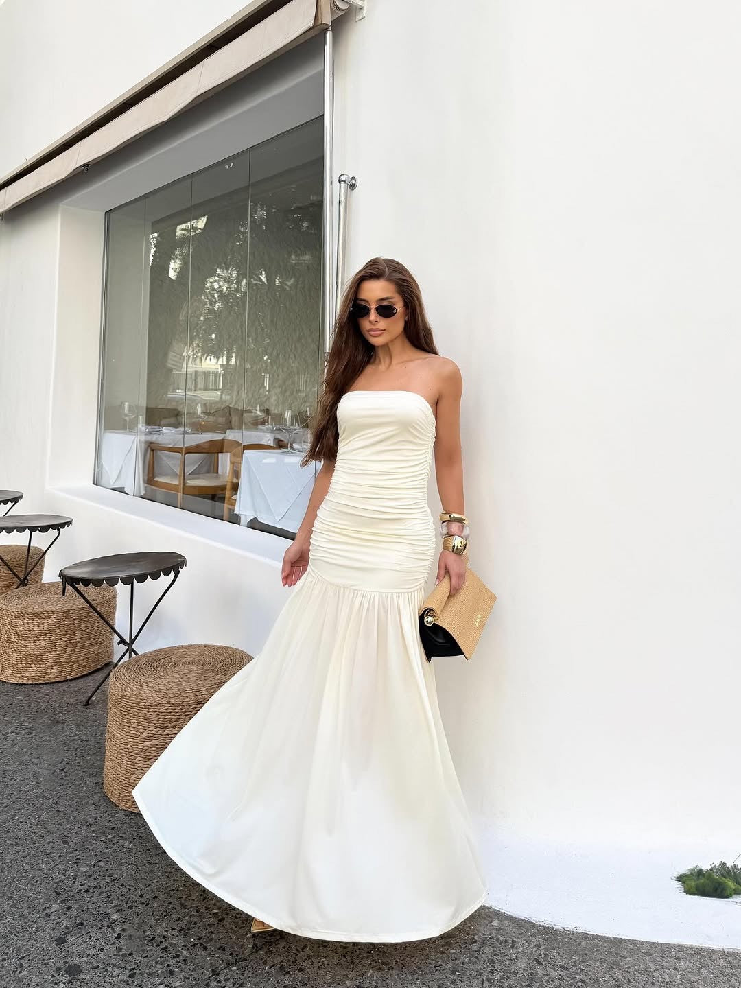 Cinderella Body-Hug Long Dress
