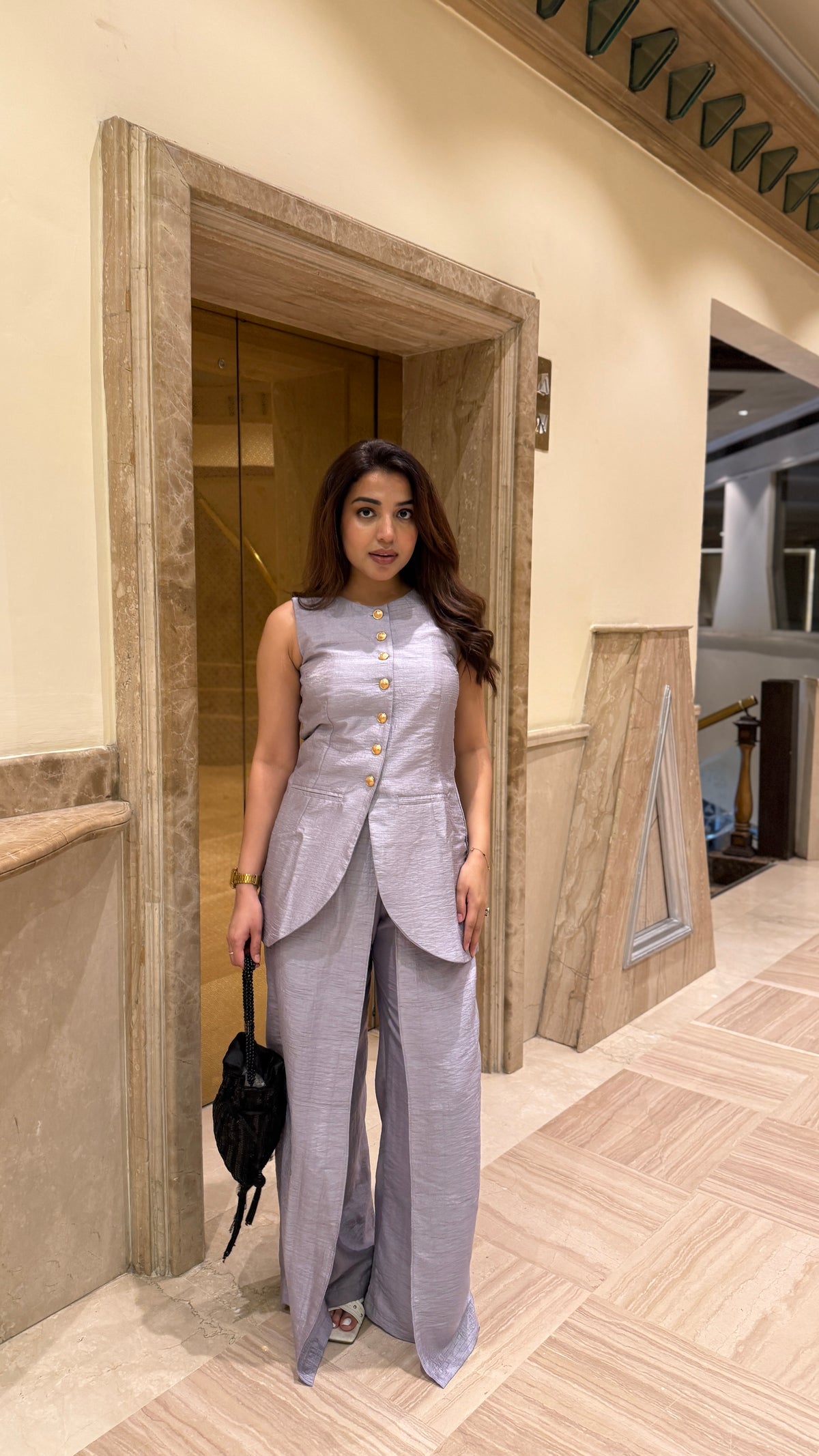Festive Waistcoat With Layered Pants