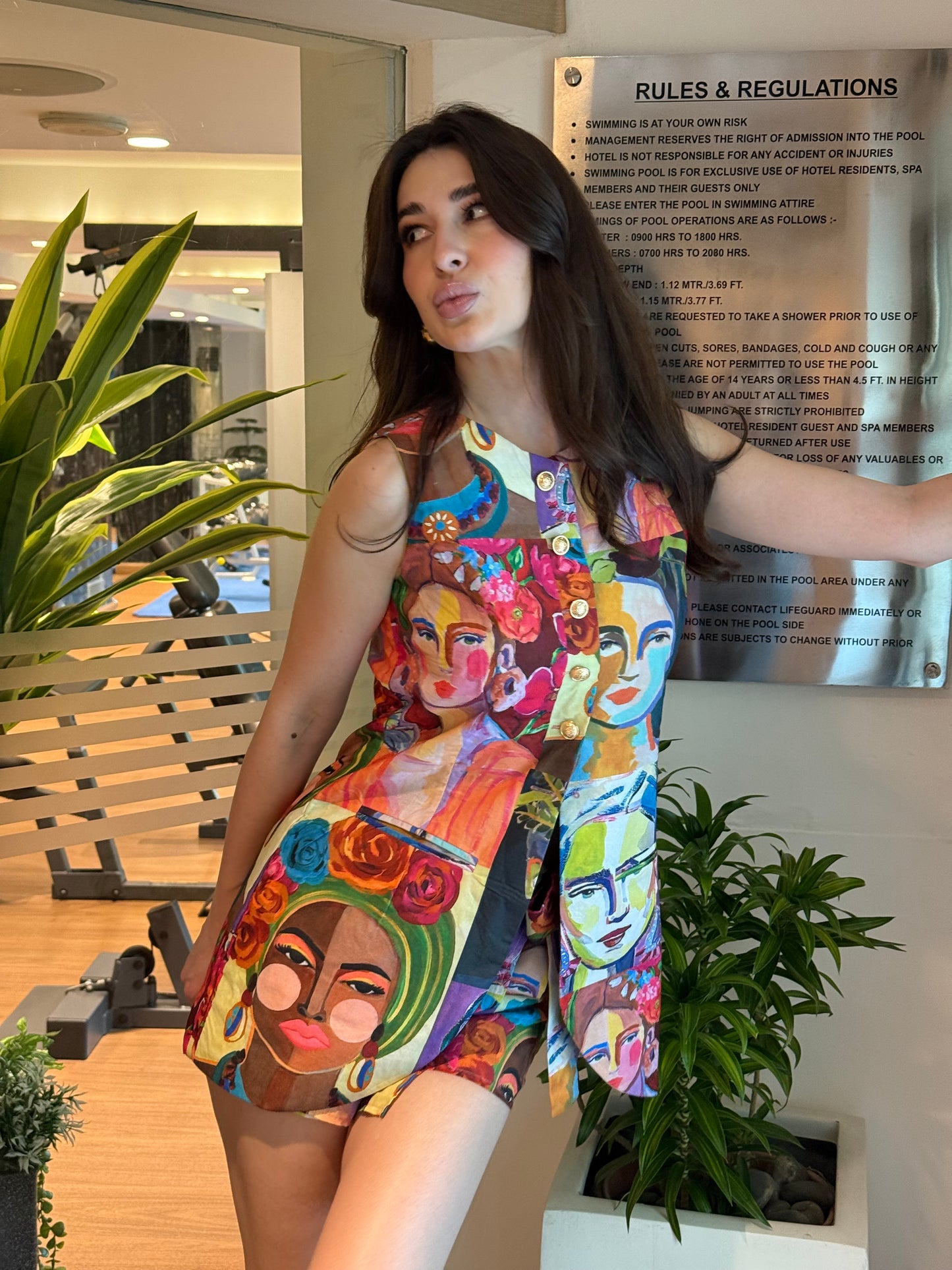 Funky Waistcoat With Skorts