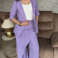 Layered Lilac Pant Suit Set