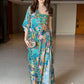 Abstract Printed Festival Fusion Co-ordinates