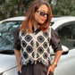 Crochet Retro Knitwear Vest Without Shirt