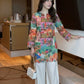 Graffiti Top With Farshi Pants