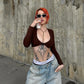 Y2K Silver Wrap Sunglasses