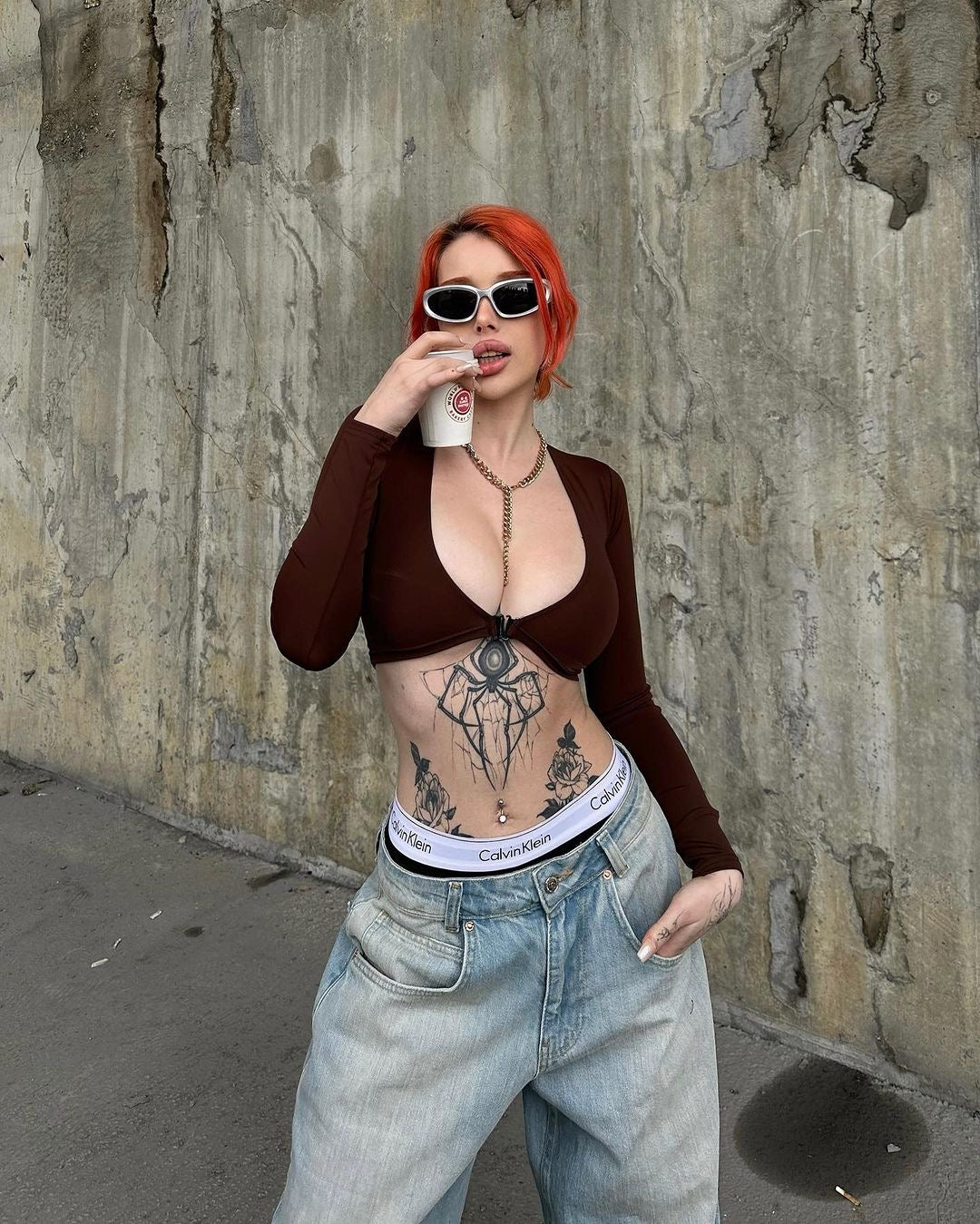 Y2K Silver Wrap Sunglasses