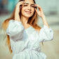 Cotton White Off-Shoulder Top