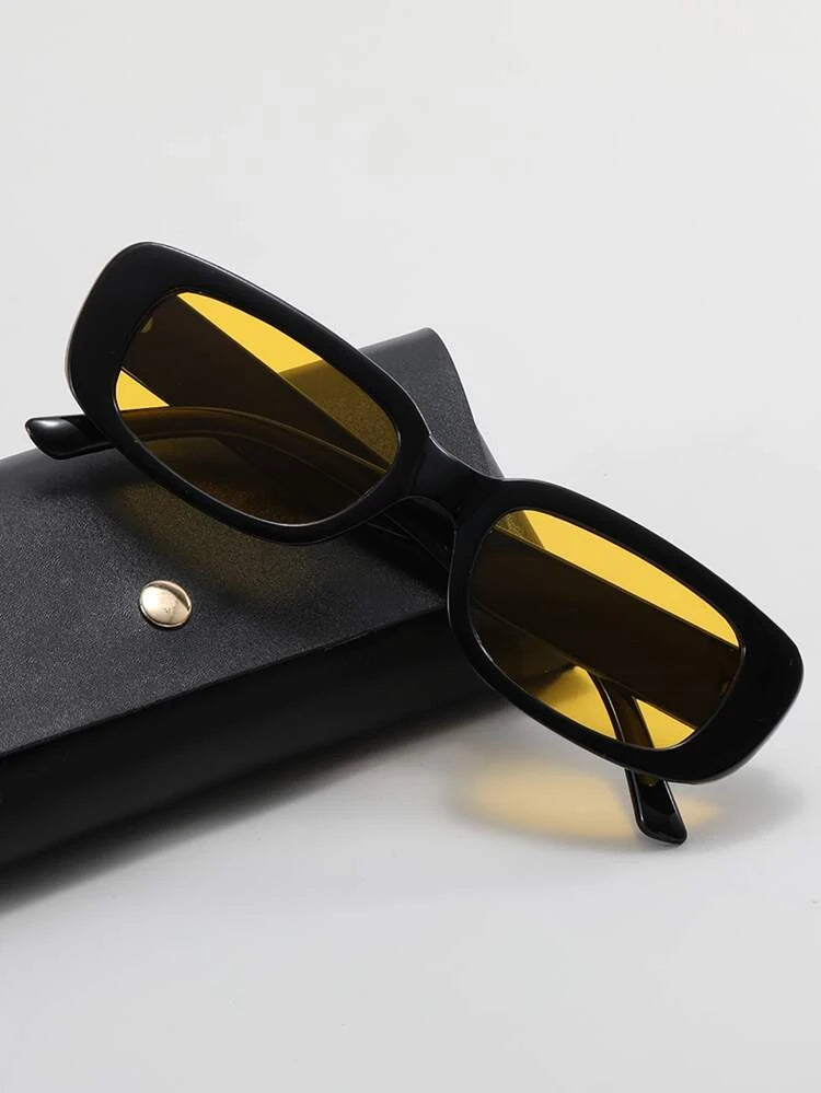 Vintage Small Frame Rectangular Sunglasses