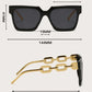 Golden Chain Oversized Glasses