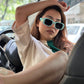 Pastel Green Framed Rectangular Glasses
