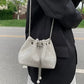 StyleAsh Mini Rhinestone Chain Bucket Bag