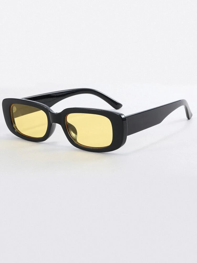 Small frame rectangular sunglasses sales