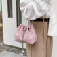 StyleAsh Mini Rhinestone Chain Bucket Bag