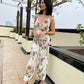 Floral Backless Jumpsuit