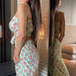 Printed Hearts Satin Plisse Co-ords