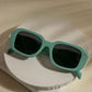 Pastel Green Framed Rectangular Glasses