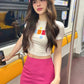 High Waist Mini Skirt With Attached Shorts