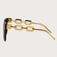 Golden Chain Oversized Glasses