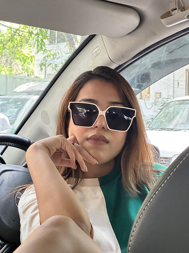 Golden Chain Oversized Glasses