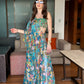Abstract Printed Festival Fusion Co-ordinates