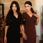 Wrap Around Midi Dress