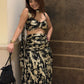 Golden Foil Skirt Set