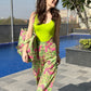 Tropical Pants With Bag & Bodysuit