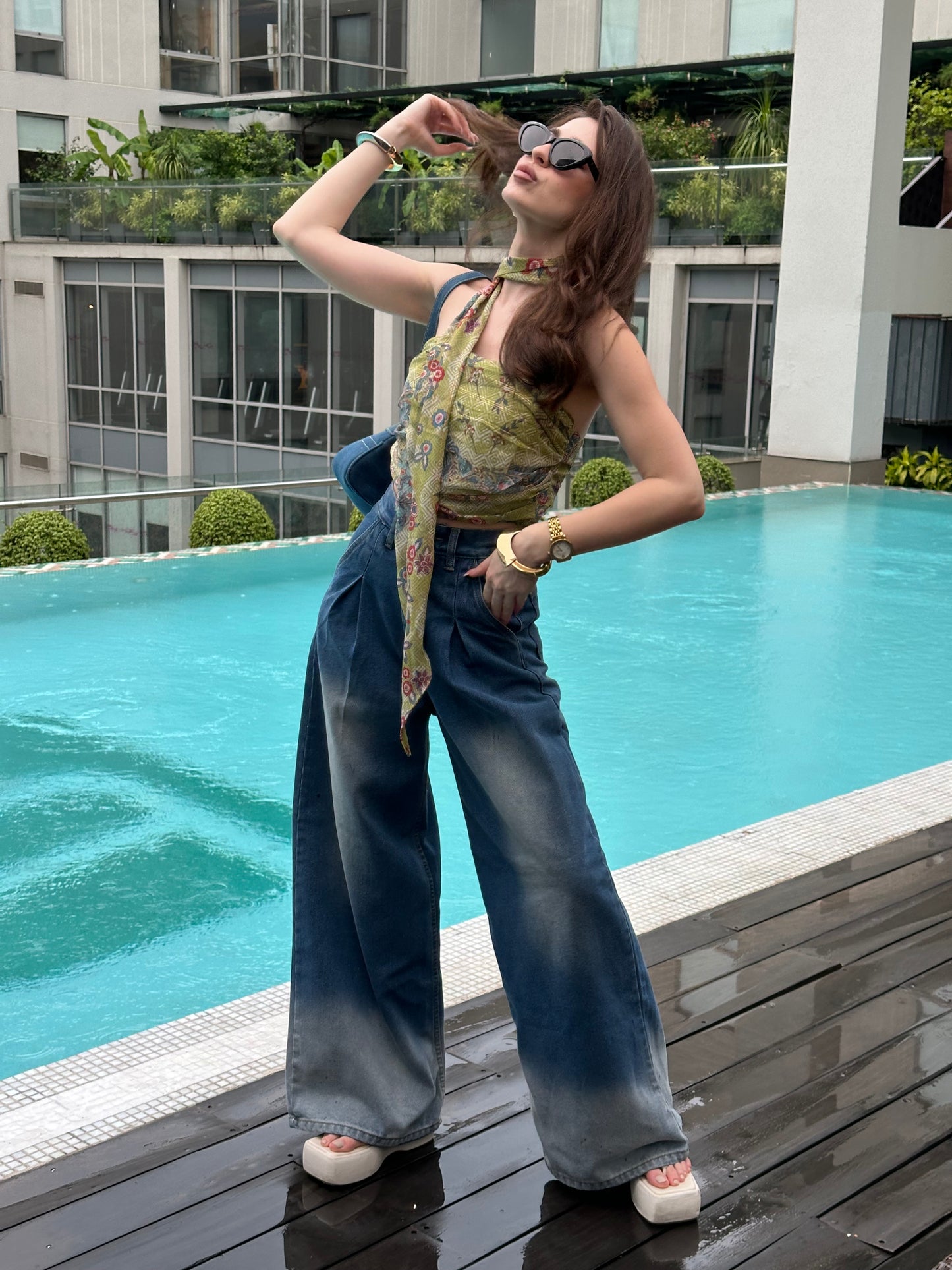 Combo: Victorian Top With Homie Denims
