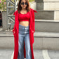 Crop Top With Long Shrug Jacket