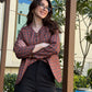 Checked Blazer With Waist Coat