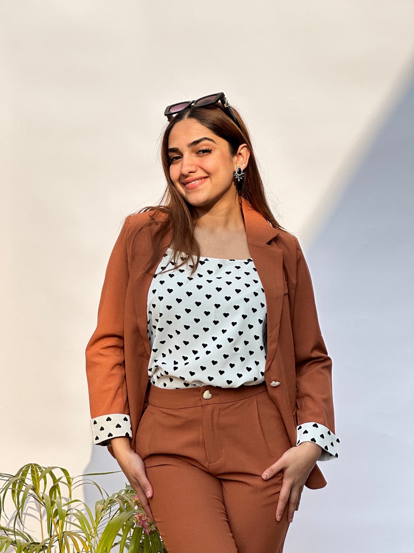 Rust Petite 3 Piece Corporate Set
