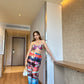 Beach Printed Satin Co-ordinates