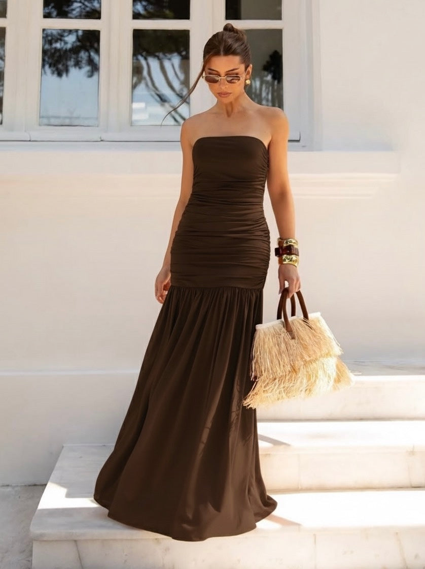 Cinderella Body-Hug Long Dress