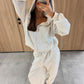 Zip-Up Hoodie And Sweatpants Set