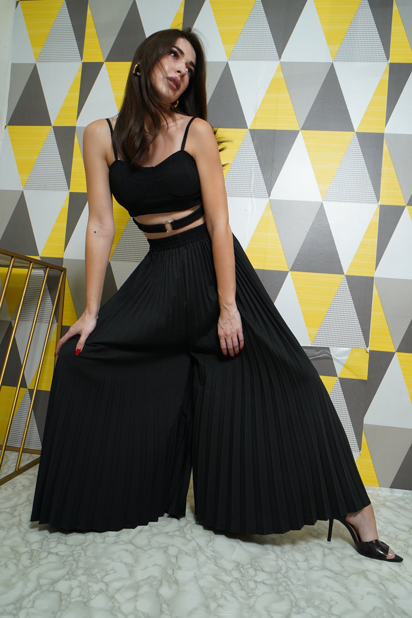 Pleated Pants